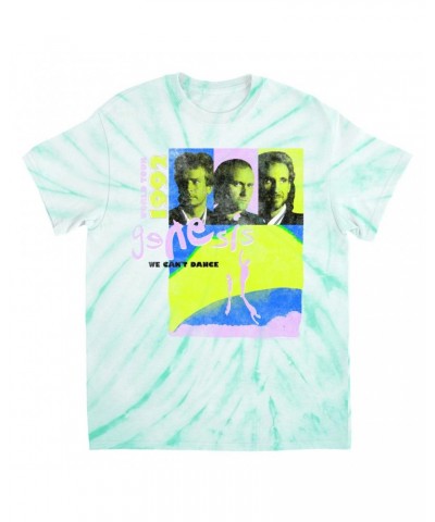 Genesis T-Shirt | Neon We Can't Dance World Tour 1992 Tie Dye Shirt $8.35 Shirts