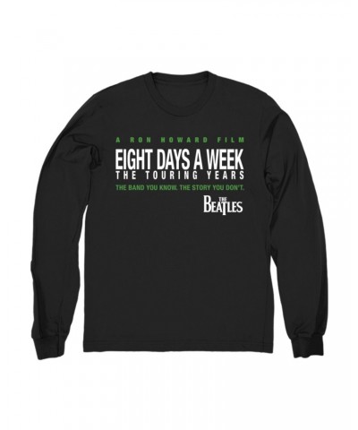 The Beatles Eight Days A Week Long Sleeve Black T-Shirt $18.00 Shirts
